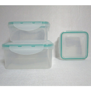 Sealed Box Square Food <b>Storage</b> <b>Container</b> Transparent Clip On Lid Airtight Refrigerator Use - Product Image 4