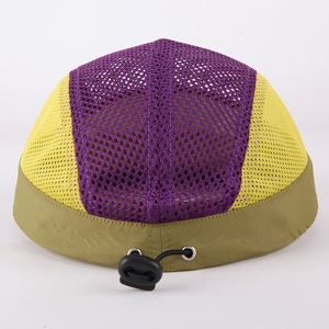 Gorra de 5 Paneles Personalizada con Bordado, Visera Plana, Secado Rápido, Nylon, Cierre a Presión, Malla, para <span class=keywords><strong>Hombre</strong></span>, Estilo <span class=keywords><strong>Camper</strong></span> - Product Image 3