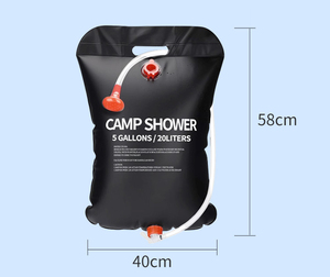 Promotion 20L chauffe-eau <span class=keywords><strong>solaire</strong></span> portable pour camping en plein air PVC sac de tuyau de chauffage 5 gallons <span class=keywords><strong>douche</strong></span> - Product Image 5