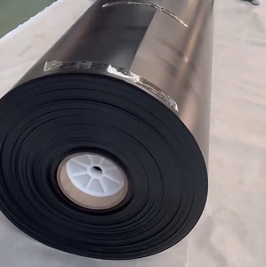 แผ่นใยสังเคราะห์ HDPE หนาพิเศษ ป้องกันรังสียูวี ป้องกันรากไม้ ป้องกันการเจาะทะลุ หนา 1 มม. สำหรับบ่อปลา เขื่อน บ่อขยะ โรงไฟฟ้า - Product Image 6