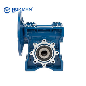 High Torque Foot Mounted Solid Shaft Helical <b>Worm</b> Gearbox for Industrial Automation & Heavy Duty Applications - Product Image 2