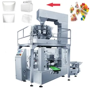 multifunction Automatic 1kg Sugar Stick Sugar Stick Rotary Premade Pouch Packing Paper Roll Packing Machine