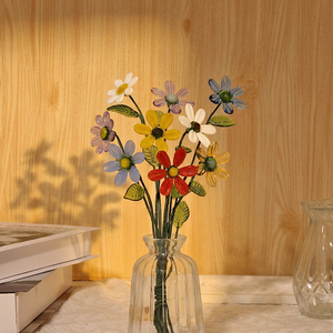 Bouquet di Fiori in Vetro di Murano Fatto a Mano, Decorazione per la Festa della Mamma, Bouquet di Fiori Eterni - Product Image 4