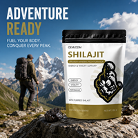Poudre de Shilajit Purifiée 100g, Marque Privée OEM, 30 Doses pour Vitalité Quotidienne, Énergie et Soutien des Performances Physiques