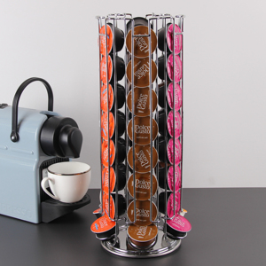 48 pièces tournant <span class=keywords><strong>Dolce</strong></span> <span class=keywords><strong>Gusto</strong></span> <span class=keywords><strong>capsule</strong></span> support chromé. - Product Image 2