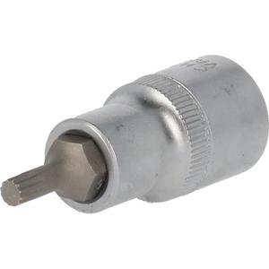 BRILLIANT TOOLS - BT022935 1/2'' <b>spline</b> bit <b>socket</b>, 55 mm long - EAN 4042146776704 HAND <b>SOCKETS</b> 1/2" - Product Image 1