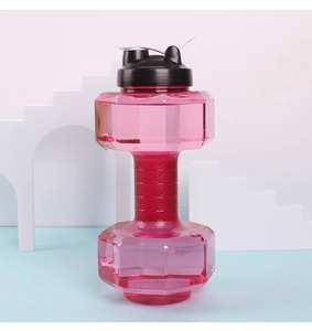 Ağırlık plakası taşınabilir spor salonu Fitness dambıl su dolu şişe Bottle su şişesi dambıl - Product Image 2