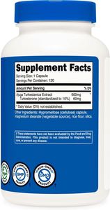 Capsules OEM pour adultes Turkesteron Gecomplexeerde 500 mg d'extrait de Turkesteron avec hydroxypropyl cyclodextrine 60 gélules - Product Image 4