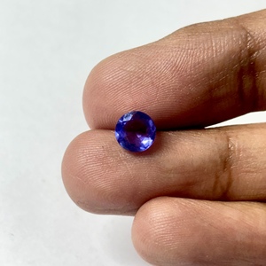 Zafiro Azul Cultivado en Laboratorio, Forma Cojín, Sintético, Facetado, Color Azul Intenso, Piedras Preciosas Sueltas para Joyería, de 4mm a 12mm, Cristal Creado - Product Image 1