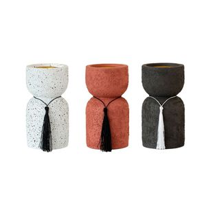 LOGO'NİZ Seramik H Şekilli Elde Tutulan Arap Ud Tütsü Yakıcısı ve Konik Tütsü Tutucu - Ramazan Bayramı Dini Terapötik Koku Giderici - Product Image 1