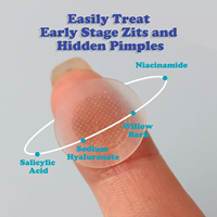 Nouveau design Abcès Absorption Microneedle Protection quotidienne Acen Patch pour une couverture invisible