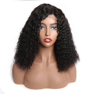 도매 200% 밀도 4*4 레이스 정면 가발 픽시 곱슬 원시 베트남어 처녀 인모 투명 레이스 정면 가발 - Product Image 2