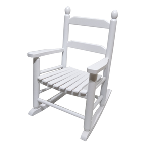 2022 도매 공장 가격 빈티지 단단한 나무 블랙 컬러 야외 아이 나무 흔들 의자 파티오 안뜰 정원 - Product Image 2