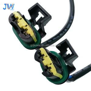 Jiuwei工場缶詰銅自動車エアブロワーファンモーターケーブルアセンブリPVCハーネスIP67電子機械用エンジン - Product Image 1