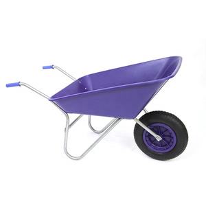 80L גדול פלסטיק חדש OEM פלסטיק מגש גלגל בארו - Product Image 5