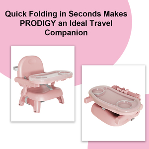 Seggiolino Rialzo 3-in-<span class=keywords><strong>1</strong></span> Prodigy Baby Safety, Utilizzabile come Seggiolone Pieghevole per Bambini con Larghezza Regolabile - Product Image 5