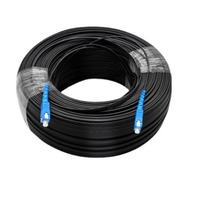 Proveedor de cable de conexión de fibra simple/dúplex SC/UPC 1 núcleo cable de fibra óptica patchcord g657a2 rollo de cable de conexión de fibra óptica
