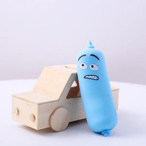 12 pièces/boîte Fidget Cubes <span class=keywords><strong>sable</strong></span> rempli saucisse tirer extensible sensoriel soulagement du Stress jouets pour pour le TDAH besoins spéciaux apaisant - Product Image 5