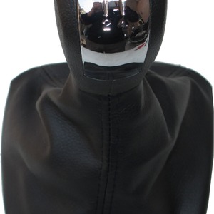 Car Gear <b>Shift</b> <b>Knob</b> Leather Off White Black Ergonomic For Skoda Octavia 1ZD711113RYP - Product Image 3