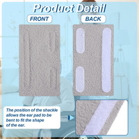 Coussinets d'oreille pour canule nasale, 20 pièces, coussinets d'oreille à oxygène souple, coussin pour tube d'oxygène, couverture pour canule de confort