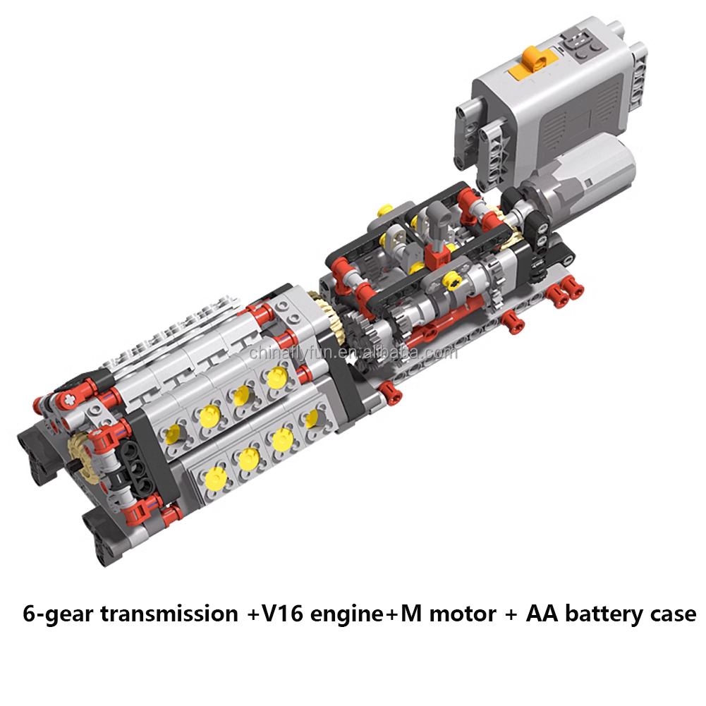 #Kit de motor V16 con transmisión de 3 y 6 velocidades T1005+FZ4207E+FZ4207