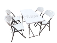 Tragbarer 4ft & 6ft runder Klapptischs tuhl im Freien mit Metall beinen für Farm house Dining Hotels Veranstaltungen für Wohnzimmer