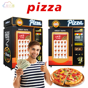 24H Fully Automatic Touch Screen <strong>Pizza</strong> <strong>Vending</strong> <strong>Machine</strong> Commercial Business Profit Automated Credit Card <strong>Machine</strong> Hot&amp;Fresh - Product Image 2