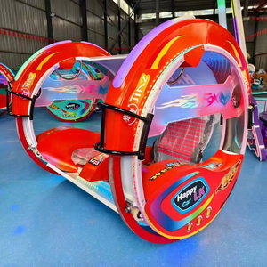 China Factory Jugadores dobles 360 grados Control remoto Coche rodante Carnaval al aire libre Parque de atracciones Paseos Happy Rolling <span class=keywords><strong>Car</strong></span> Game - Product Image 1