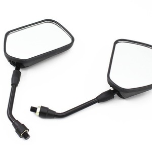 Rétroviseur de moto WY125, miroir plan, rétroviseur latéral noir pour Yamaha Suzuki Kawasaki - Product Image 1