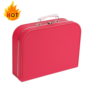 2026 Red Customized Cardboard <b>Packaging</b> Box Baby Clothing Christmas Candy Suitcase with Handle Gift Box - Product Image 2