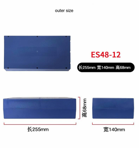 Caja de batería de bicicleta eléctrica para motocicleta eléctrica de 48V y 12ah, caja de batería de plástico vacía 18650, - Product Image 5