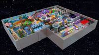 Parc d'aventure interactif pour enfants, jeux commerciaux personnalisés, équipement de jeux d'intérieur pour enfants