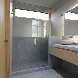 IKMA factory produttore 8-12mm occhiali da bagno senza cornice porta doccia accessori hardware scatola set <span class=keywords><strong>per</strong></span> porta in vetro - Product Image 6