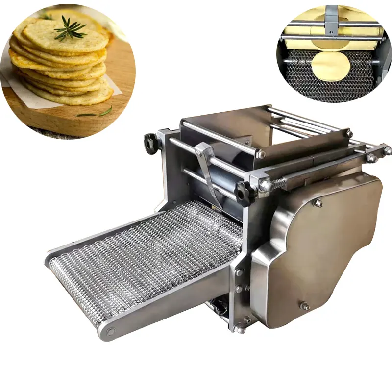 Tortilla à la farine de maïs roulé mexicain commercial faisant la machine Roti Chapatti Tortilla Maker à vendre