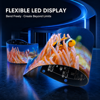 Módulo de Pantalla LED Flexible a Todo Color, Panel LED Flexible para Pantallas Curvas, Publicidad Creativa e Instalaciones Personalizadas