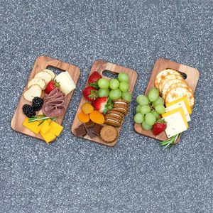 7x4 inch Mini Keo Gỗ charcuterie Hội Đồng Quản trị với xử lý tùy chỉnh khắc thực phẩm nhỏ hiển thị pho mát thiết lập phục vụ Khay cắt Hội Đồng Quản Trị - Product Image 4