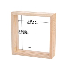 Khung Ảnh Gỗ Tự Làm Khung Ảnh Gỗ Nguyên Khối Chưa Hoàn Thành Đồ Thủ Công Giáng Sinh - Product Image 2