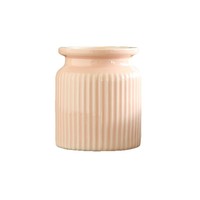 Pot à bougie aromatique rond en céramique fait main de style nordique, 230 ml, décoratif pour la maison, couleur personnalisable, vide