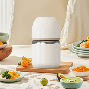 <span class=keywords><strong>Mini</strong></span> hachoir à viande électrique 400 ml avec bol en acier inoxydable 304, hachoir pour aliments pour bébés, pour l'ail et le piment - Product Image 2