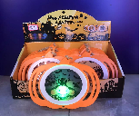 Decorazione LED a Forma di Teschio di Ragno Luminoso per Halloween, Candela Elettronica in Plastica per Atmosfera Festiva e Allestimento Feste