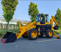 Chargeuse-pelleteuse HAIJU WZ40-30 Min. Entreaxe au sol 320 mm Débit de la pompe de travail 63 ml/r Débit du système : 140 L/min Bras de pelle télescopique en option