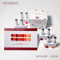 Vendeeni semi-permanent professionnel vernis à ongles peinture art fournitures gel vernis à ongles marque privée uv gel nail art bas quantité minimale de commande oem