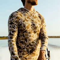 Wandelkleding Snel Droog Outdoor Bamboevezel Vissen Capuchon Performance Rash Guard Camo Shirts Upf50 Snel Droog Vissen Hoodie