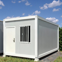 Maison préfabriquée modulaire portable de 20 pieds personnalisable avec 2 chambres, bureau, hôtel, maison conteneur détachable