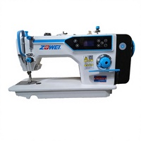 Nouvelle machine à coudre industrielle à point droit à aiguille simple, entraînement direct par ordinateur, haute vitesse, 550W, lubrification automatique, utilisation domestique