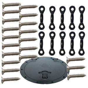 Kit de repuesto para cubierta de barco con tapa de escotilla de 8 pulgadas y accesorios para reparación de kayak y canoa - Product Image 2
