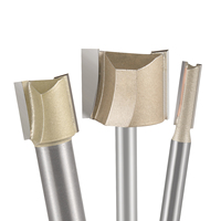 Fresa de doble filo TIDEWAY para router de madera, herramientas de carpintería de pulgada, juego de carburo de tungsteno 1/2 OEM