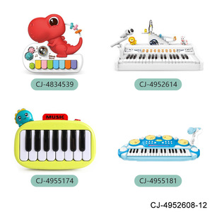 <span class=keywords><strong>Piano</strong></span> portable en plastique transfrontalier, clavier électronique multifonctionnel 37 touches avec lumières, pour débutants et enfants - Product Image 4