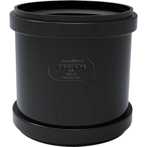 Silencieux Phono Noir Sans Beat Ø 100 Raccords de tuyauterie - Product Image 2