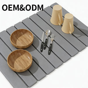 Tapis de cuisine en pierre de diatomite absorbants, antidérapants et à séchage rapide, tapis de séchage de la vaisselle en terre de diatomée personnalisés pour la cuisine - Product Image 1